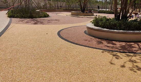 膠粘石路面施工廠家